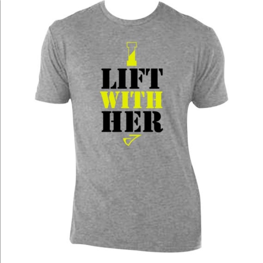 I lift with her couples matching men’s tshirt
